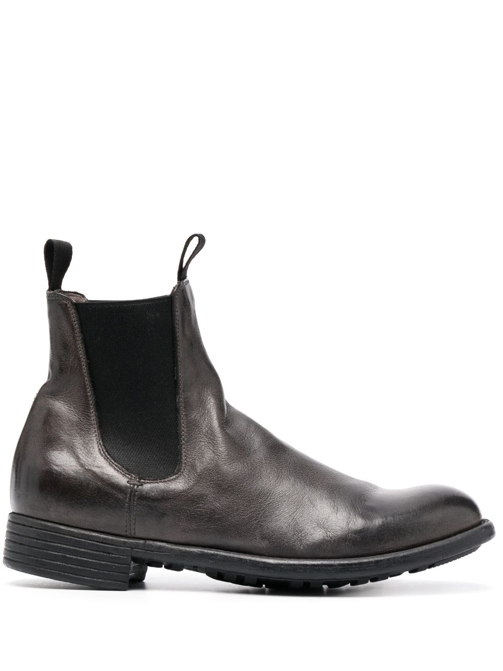 Officine Creative Calixte 004 leather ankle boots - Brown von Officine Creative