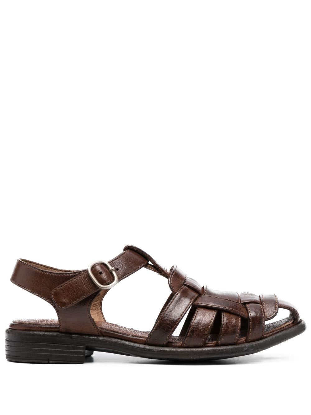 Officine Creative Calixte 045 leather sandals - Brown von Officine Creative