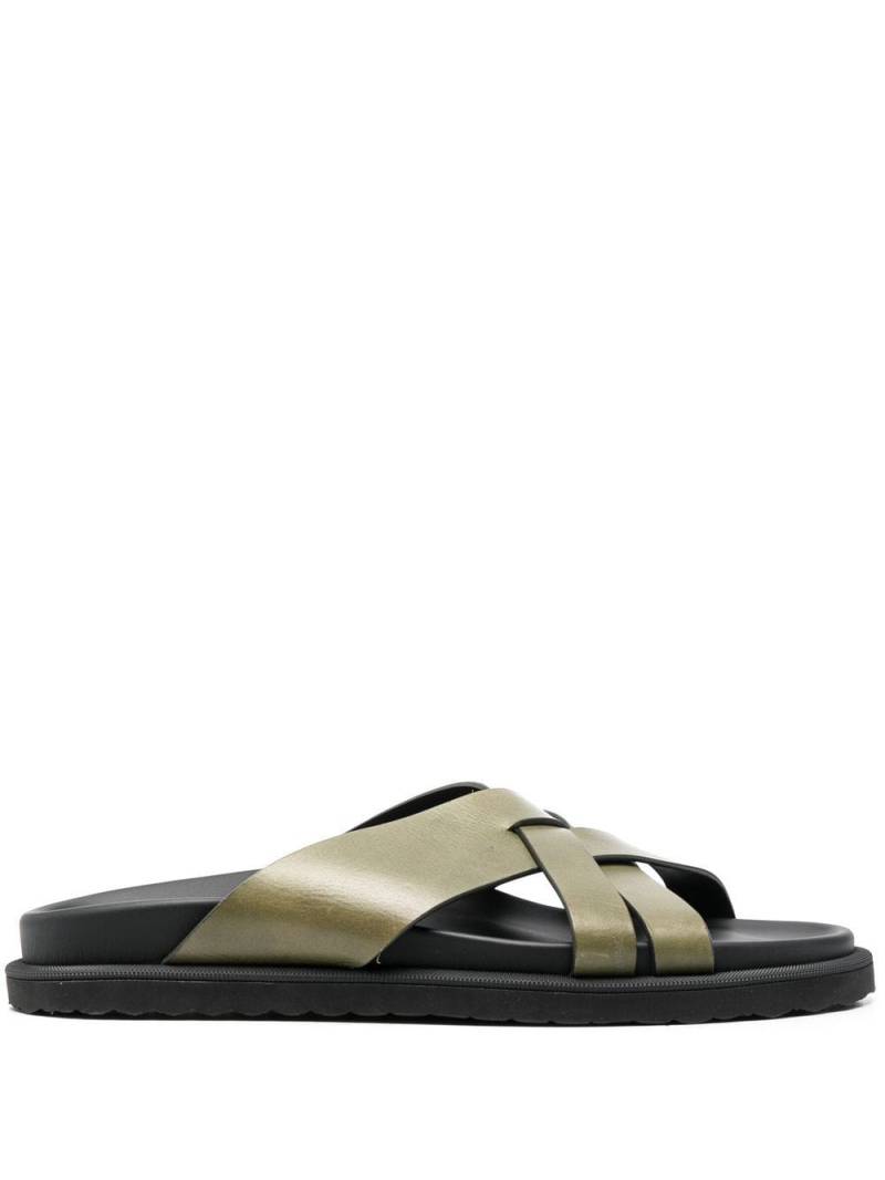 Officine Creative Charrat leather sandals - Green von Officine Creative