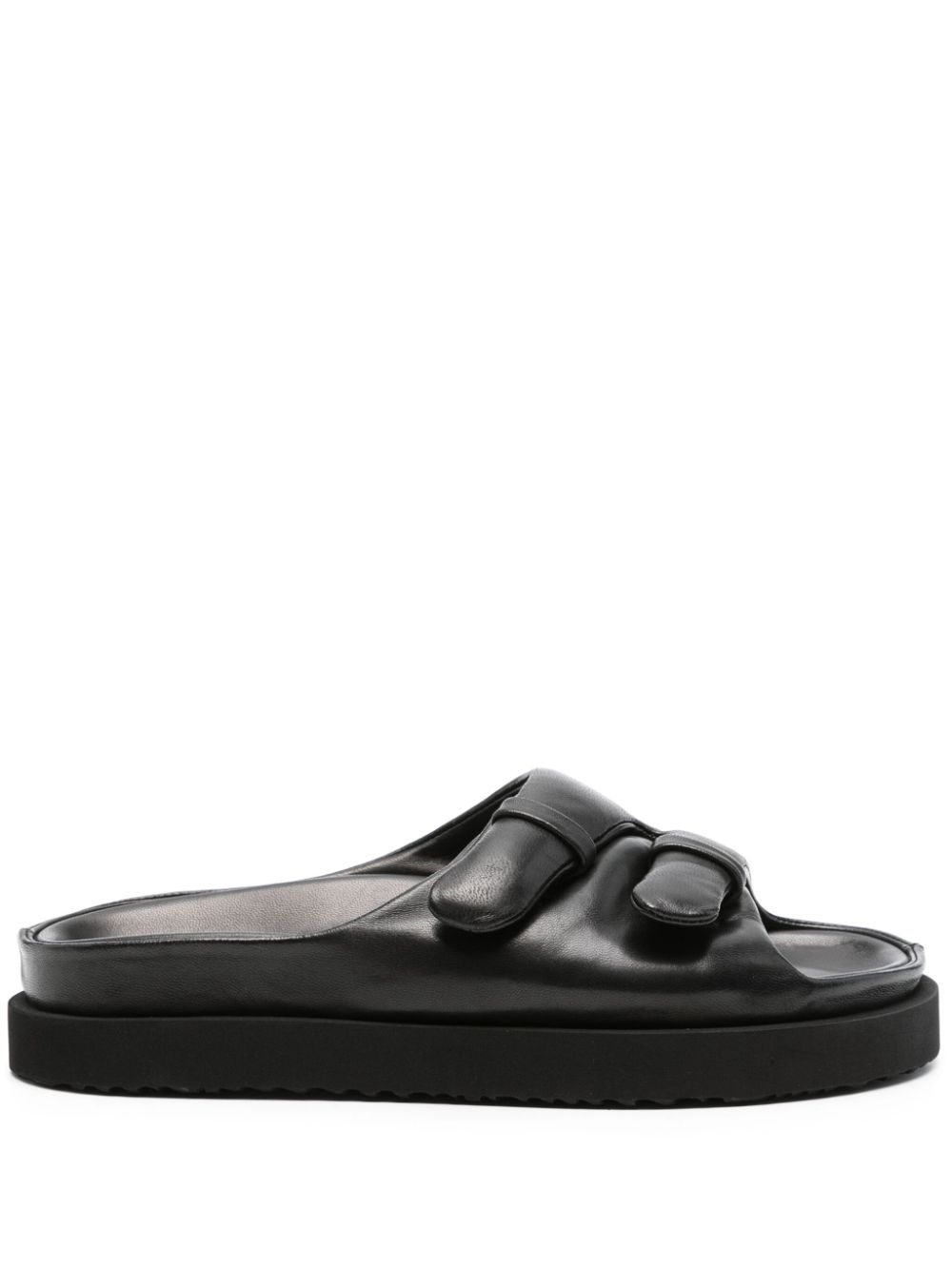 Officine Creative Chora leather slides - Black von Officine Creative