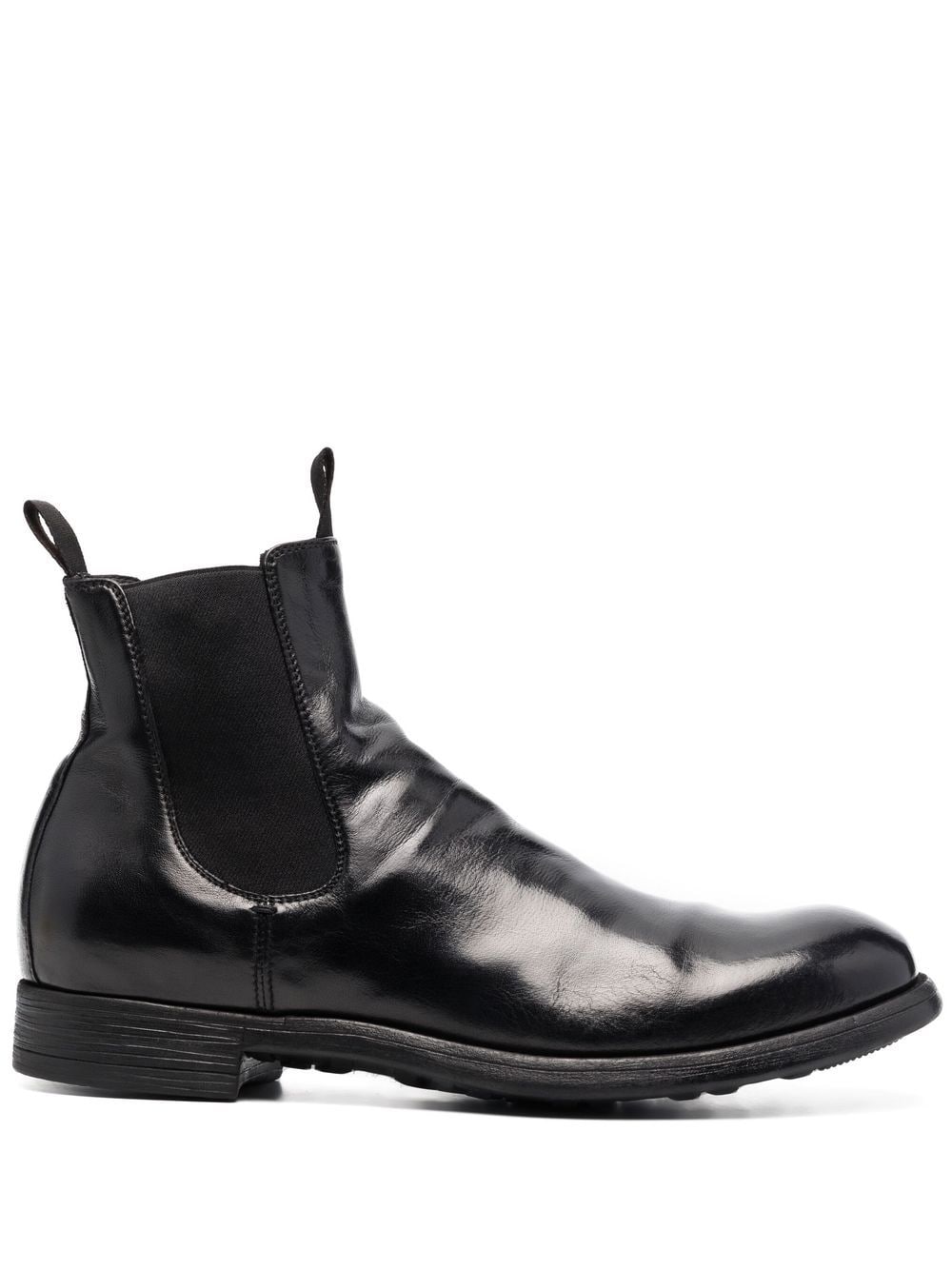 Officine Creative Chronic patent ankle boots - Black von Officine Creative