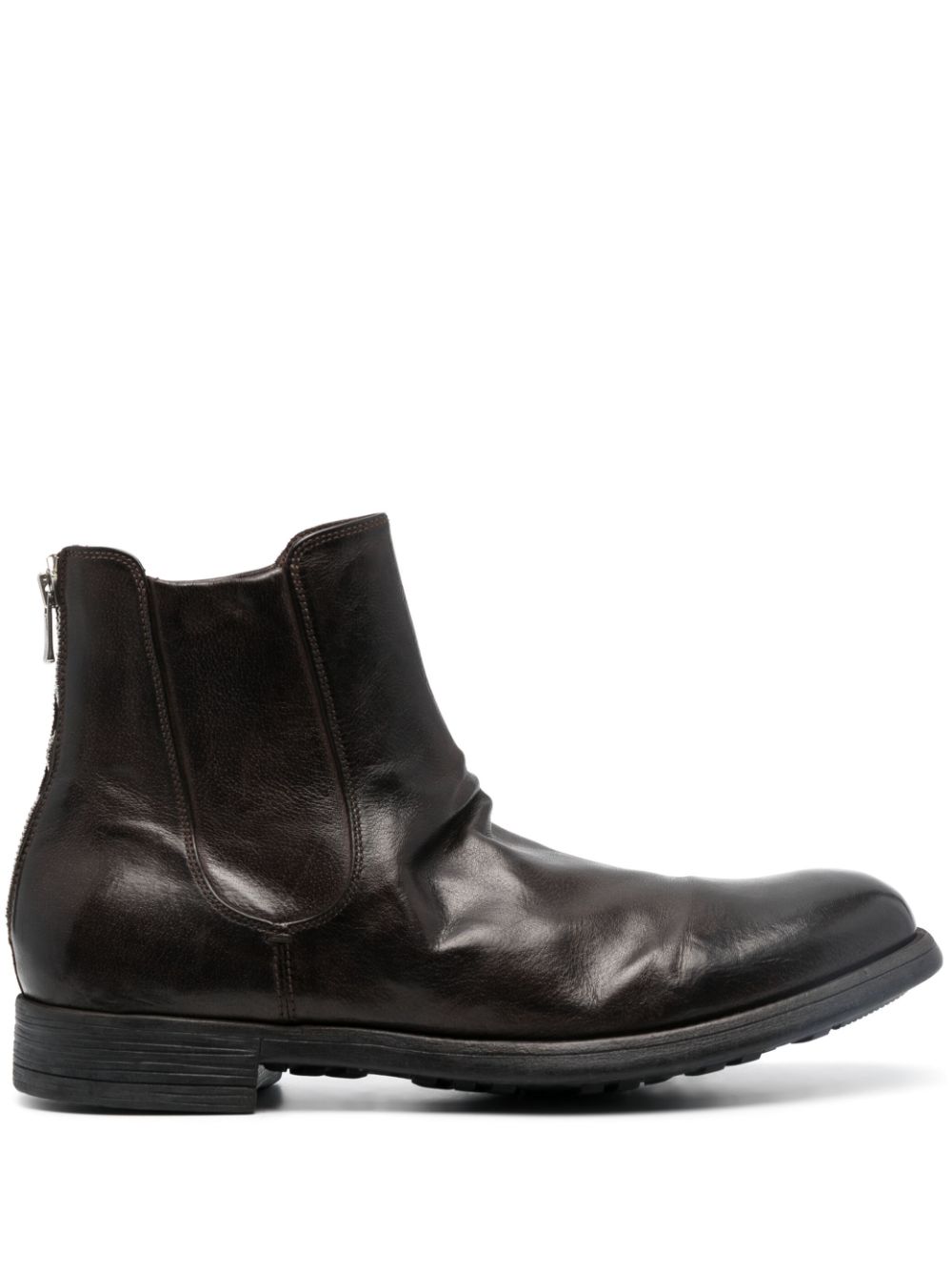 Officine Creative Chronicle 005 leather ankle boots - Brown von Officine Creative