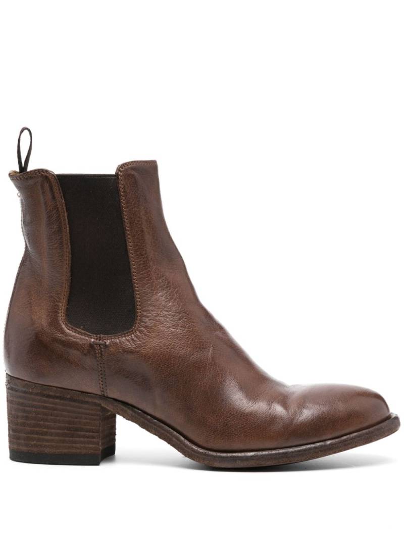 Officine Creative Denner 114 55mm leather boots - Brown von Officine Creative