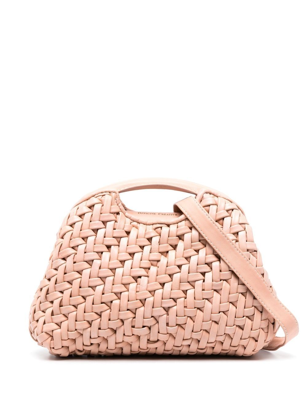 Officine Creative Helen 12 curl woven tote - Pink von Officine Creative