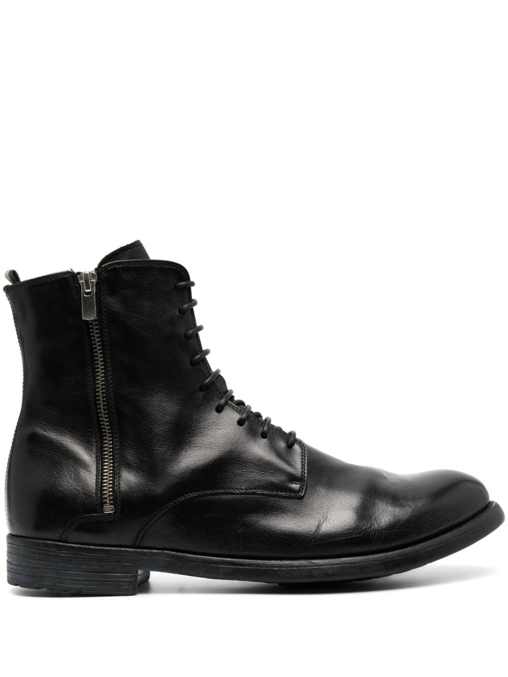 Officine Creative Hive 053 leather ankle boots - Black von Officine Creative