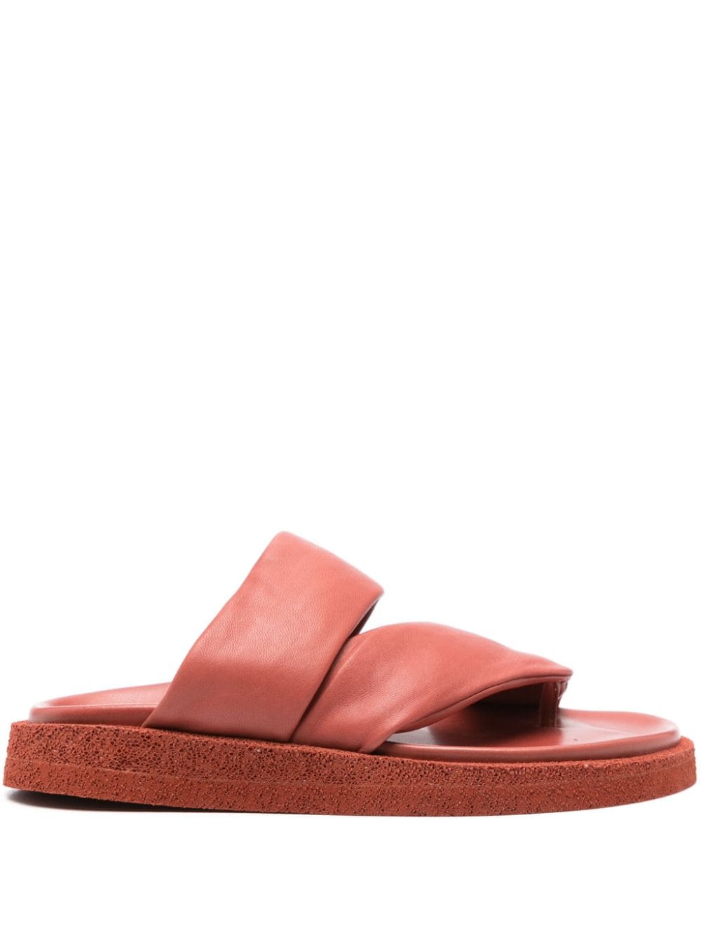 Officine Creative Inner double-strap leather sandals - Pink von Officine Creative