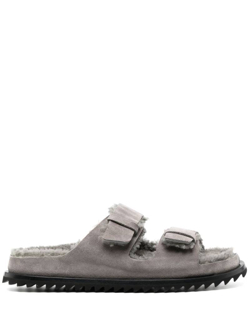 Officine Creative Introspectus 003 suede sandals - Grey von Officine Creative