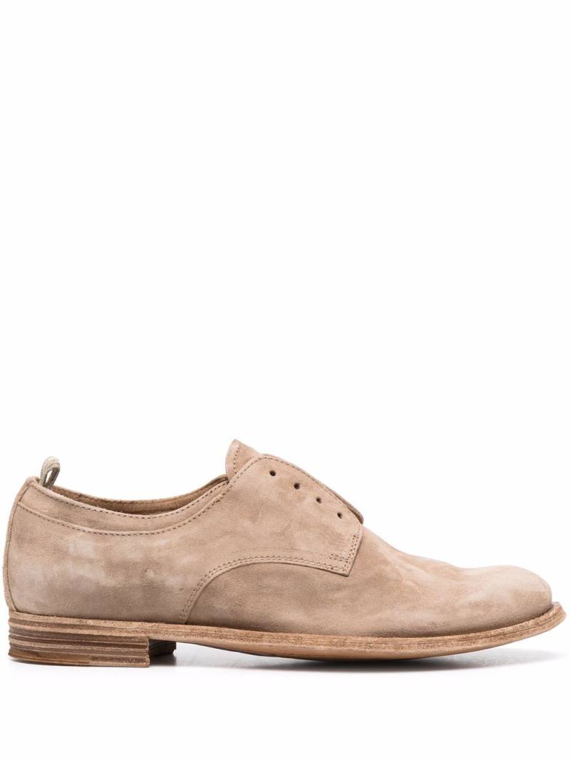 Officine Creative Lexikon suede oxford shoes - Neutrals von Officine Creative