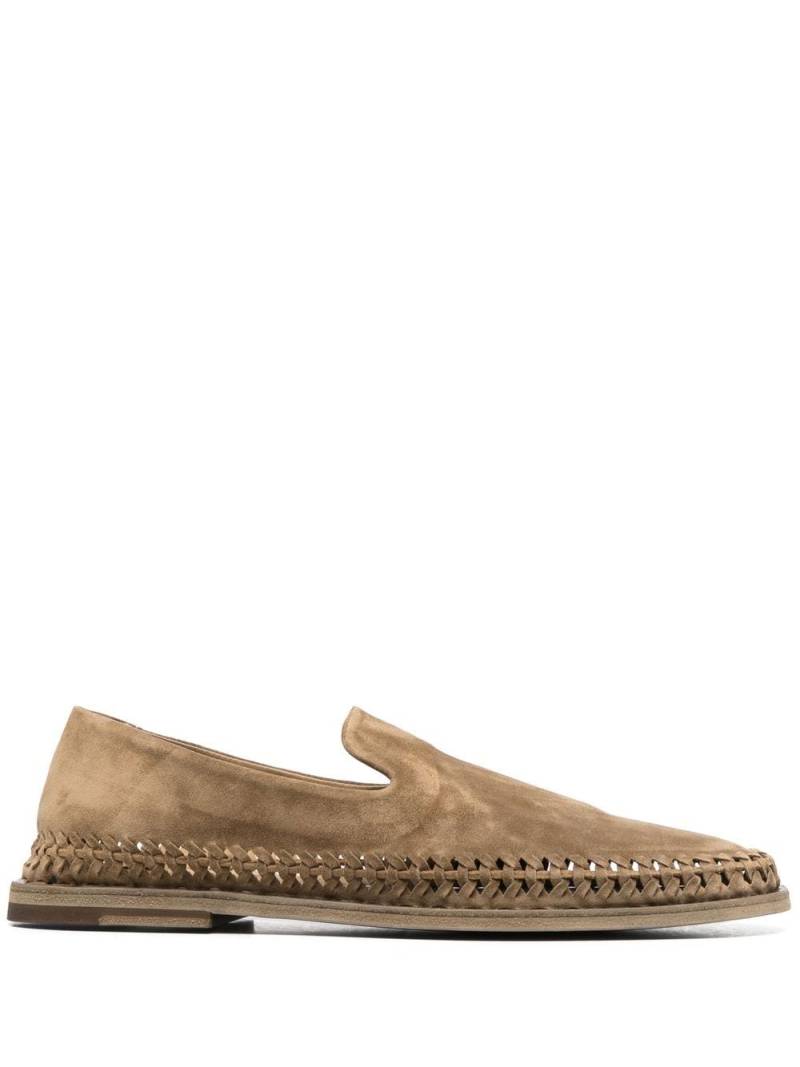 Officine Creative Miles suede loafers - Neutrals von Officine Creative