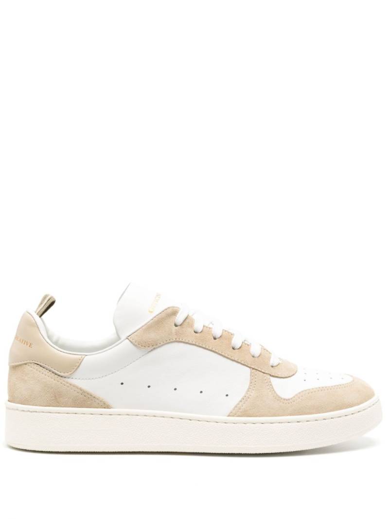 Officine Creative Mower 008 leather sneakers - White von Officine Creative