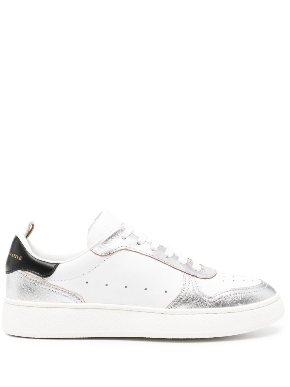 Officine Creative Mower leather sneakers - White von Officine Creative