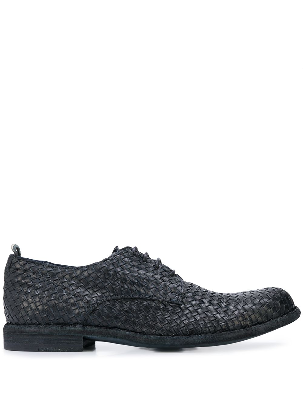 Officine Creative Princeton 010 woven derby shoes - Blue von Officine Creative