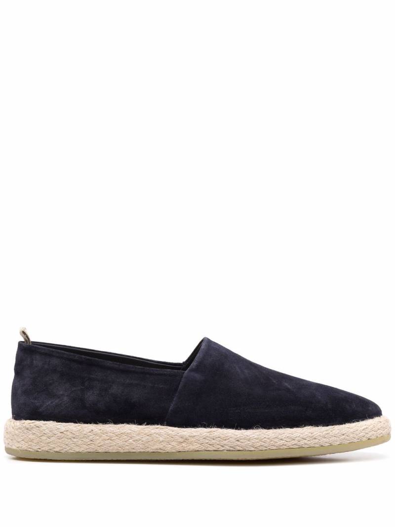 Officine Creative Roped leather espadrilles - Blue von Officine Creative