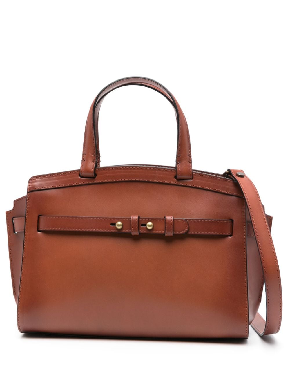 Officine Creative Saddle leather tote bag - Brown von Officine Creative