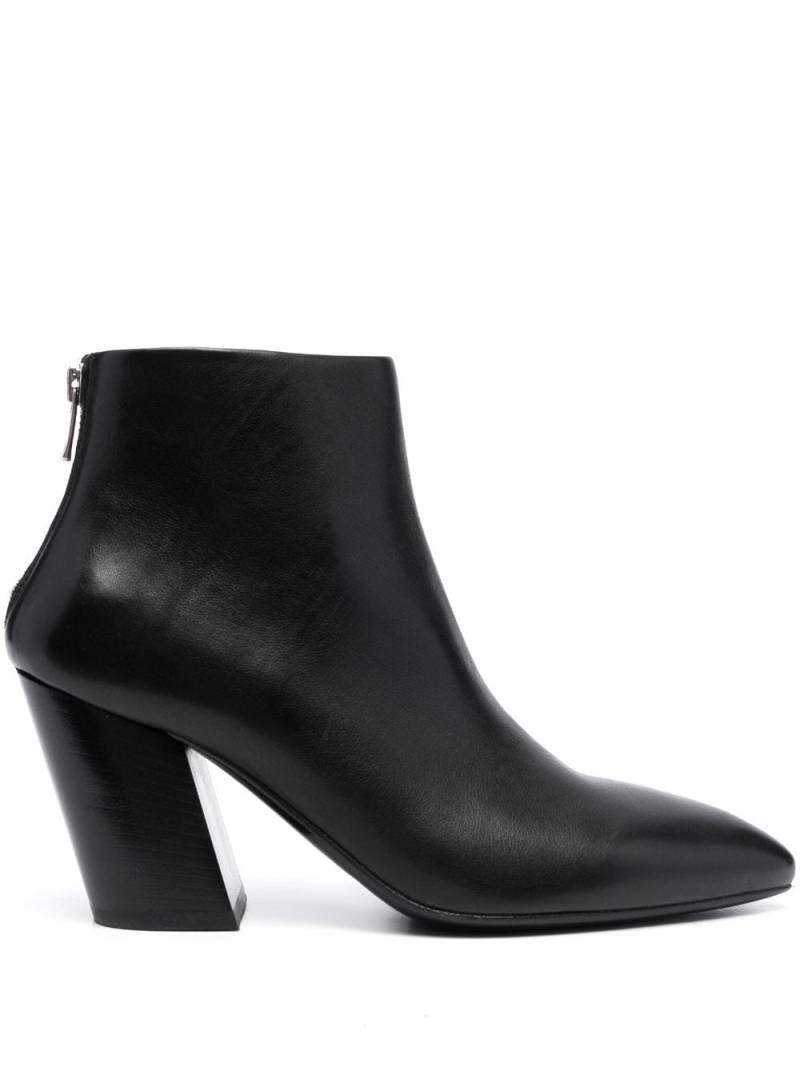 Officine Creative Sevre 80mm block heel boots - Black von Officine Creative