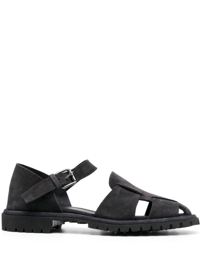 Officine Creative Spectacular 005 suede sandals - Black von Officine Creative