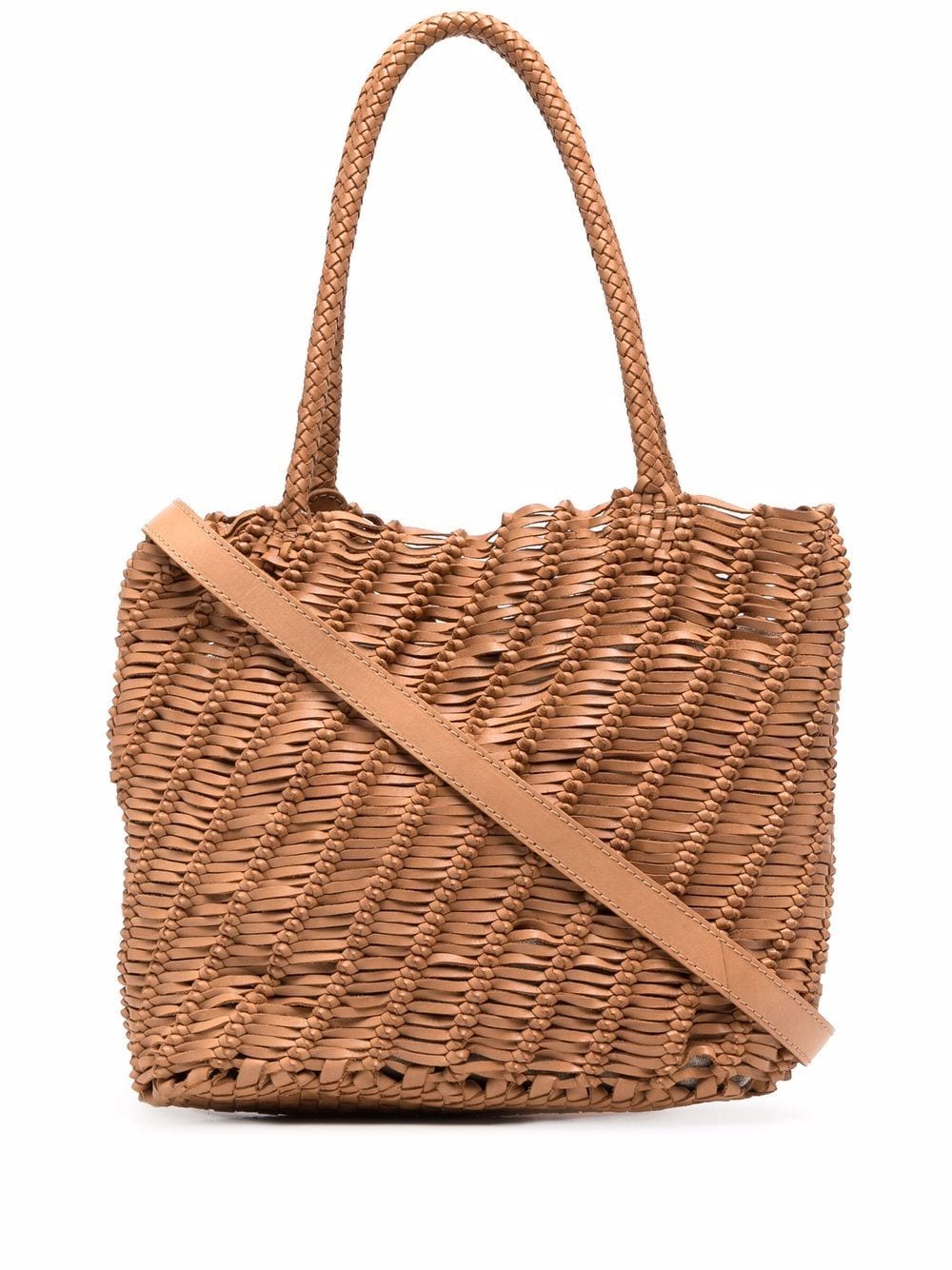 Officine Creative Susan woven tote bag - Neutrals von Officine Creative