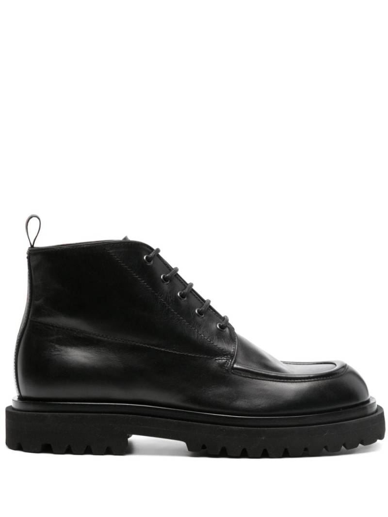 Officine Creative Ultimate 009 leather lace-up boots - Black von Officine Creative