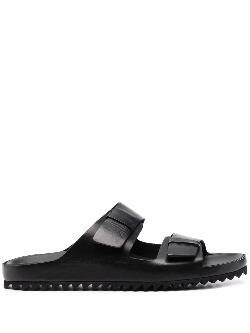 Officine Creative double strap flat sandals - Black von Officine Creative