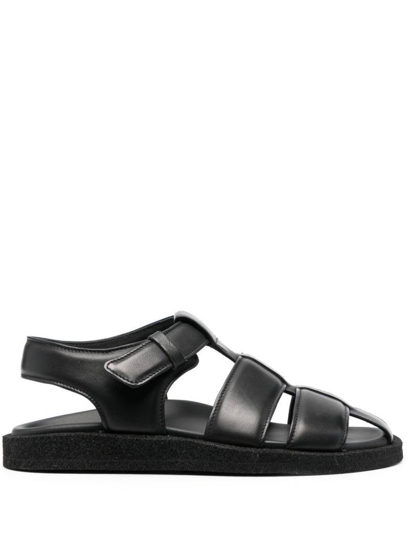 Officine Creative interwoven leather sandals - Black von Officine Creative