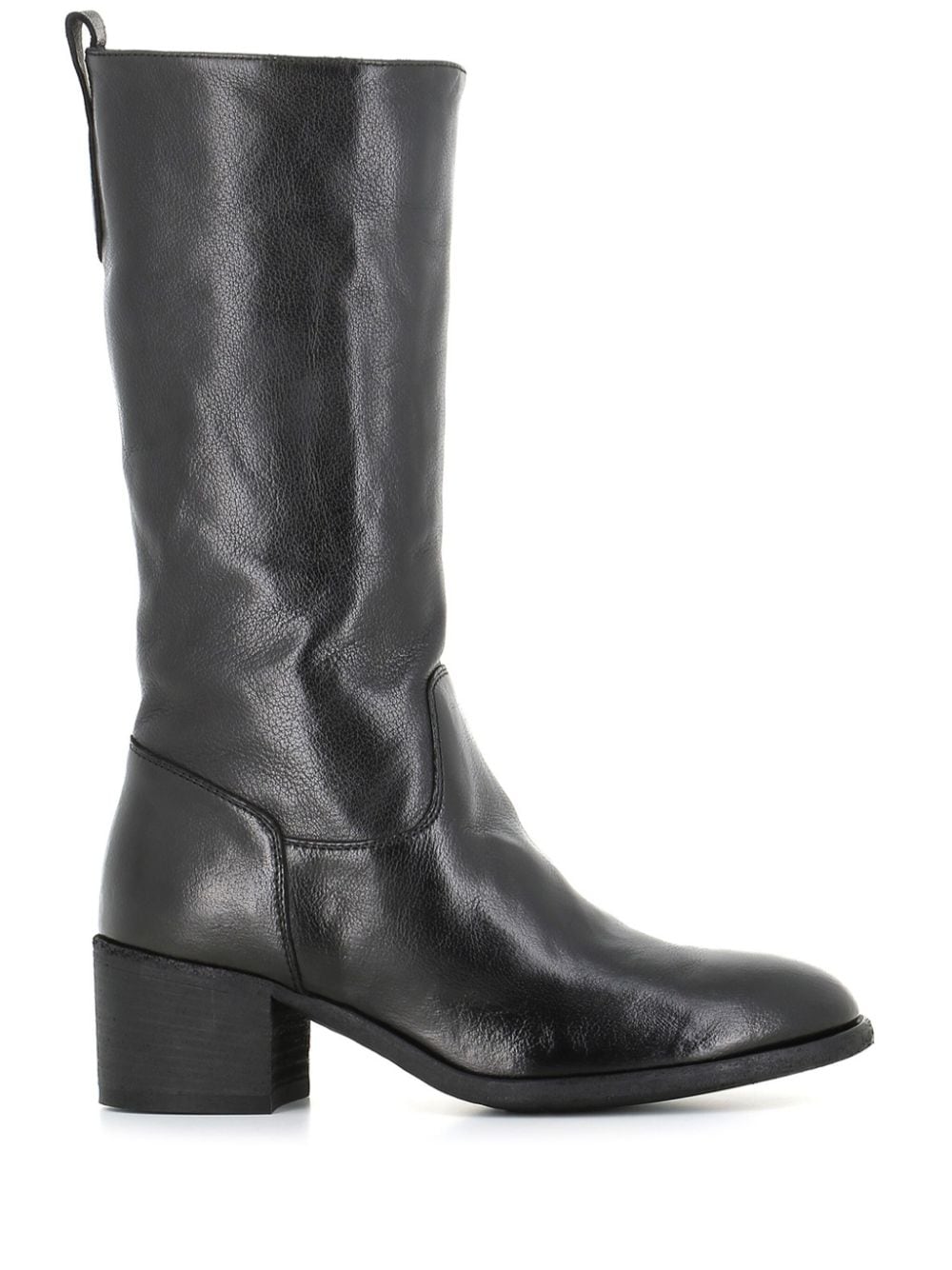 Officine Creative knee-length leather boots - Black von Officine Creative