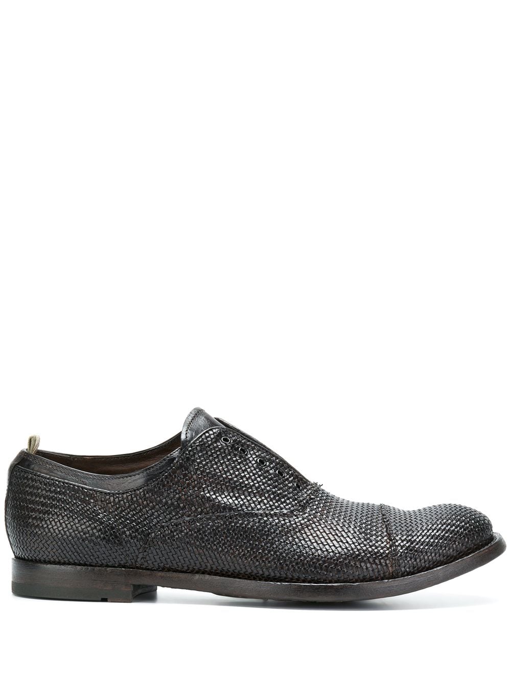 Officine Creative lace fastening loafers - Brown von Officine Creative