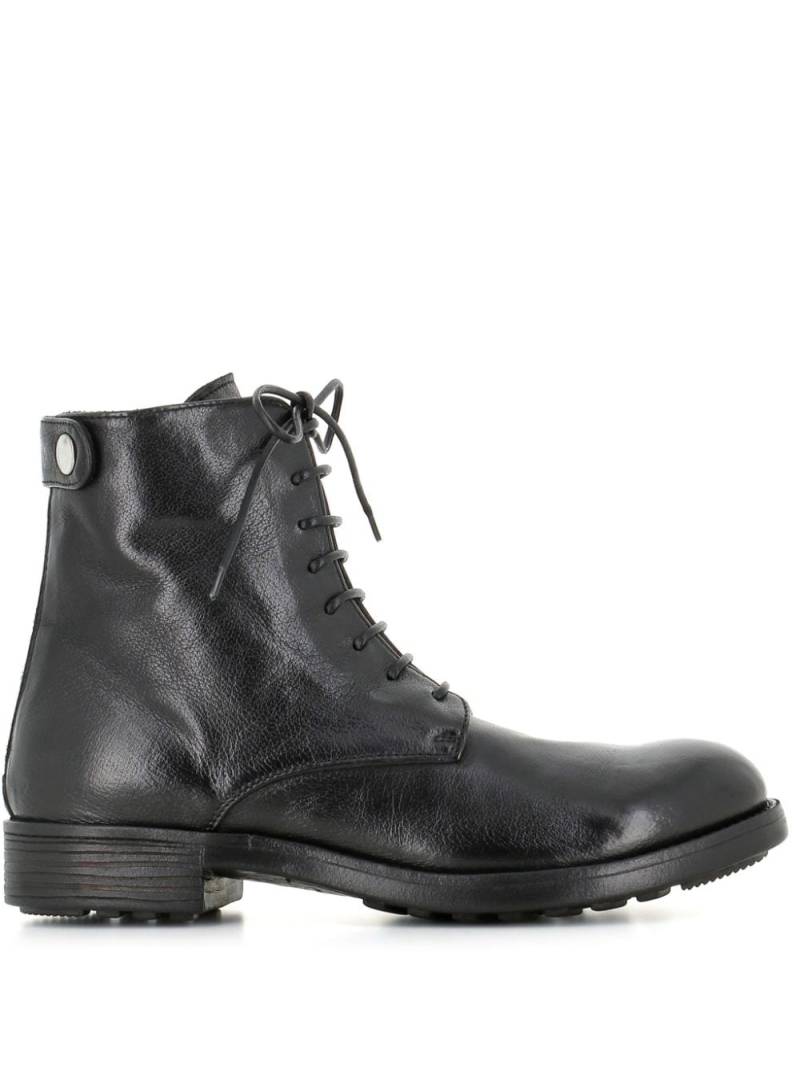 Officine Creative lace-up leather ankle boots - Black von Officine Creative