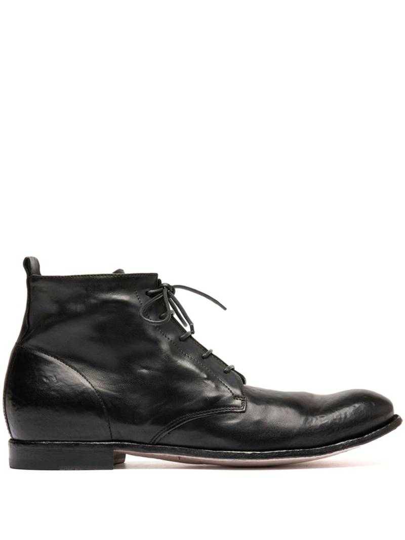 Officine Creative lace-up leather boots - Black von Officine Creative