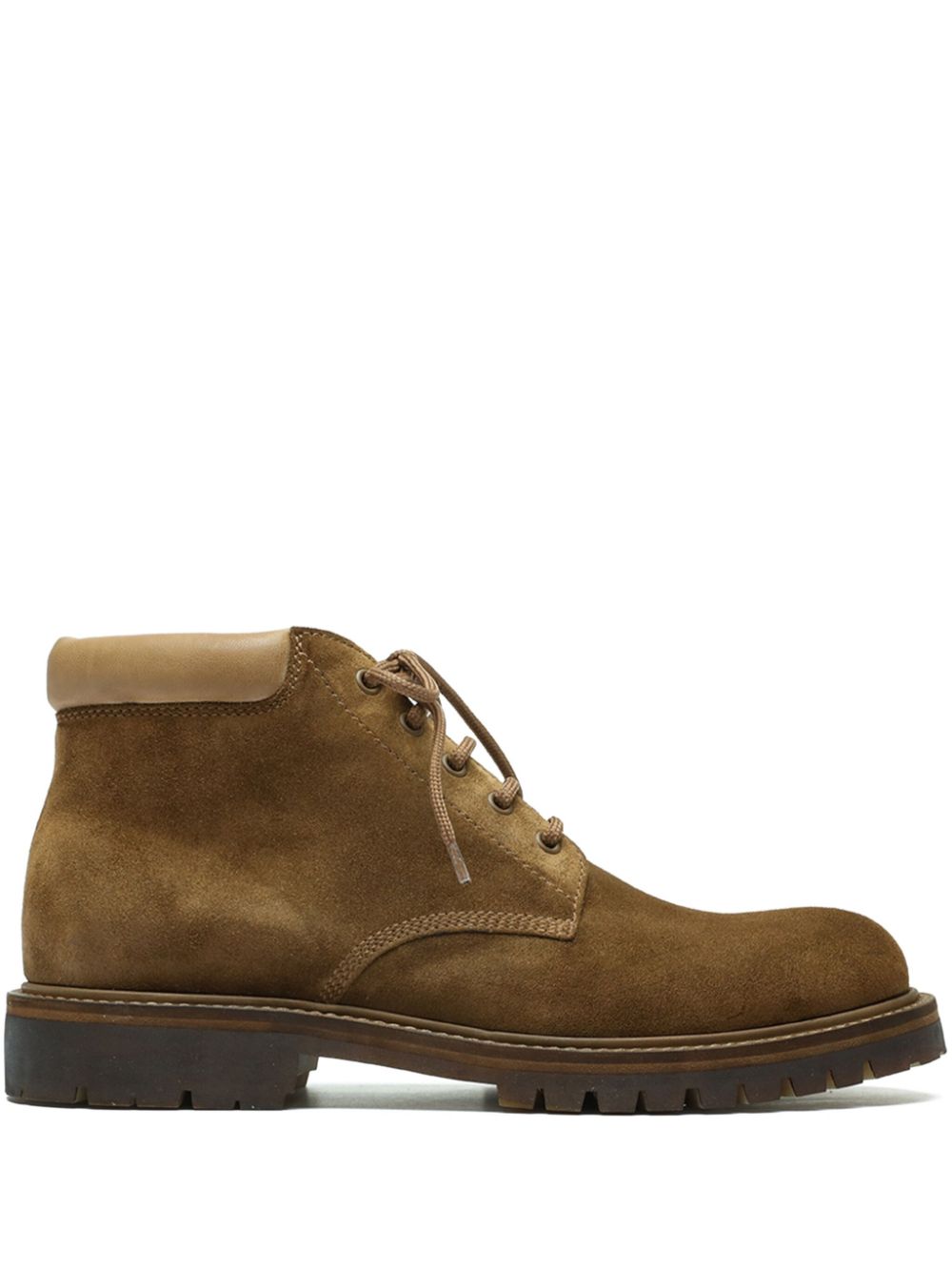 Officine Creative lace-up suede boots - Brown von Officine Creative