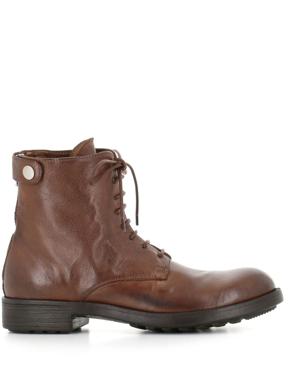 Officine Creative leather ankle boots - Brown von Officine Creative