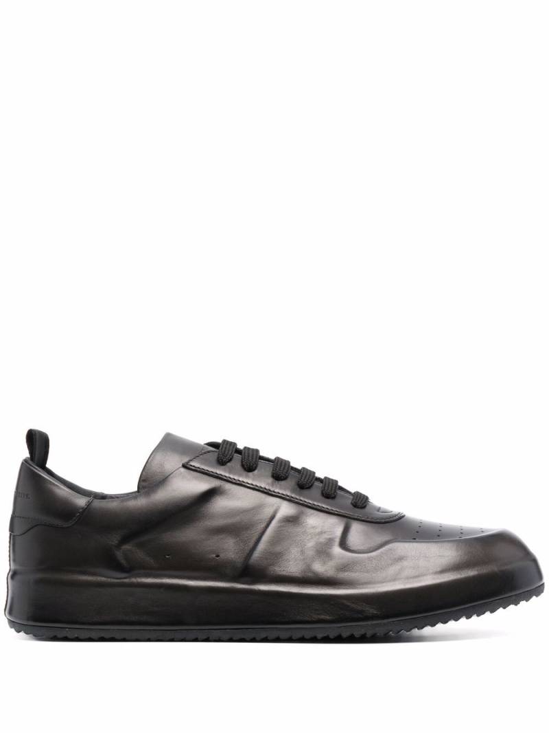 Officine Creative logo-debossed low-top leather sneakers - Grey von Officine Creative