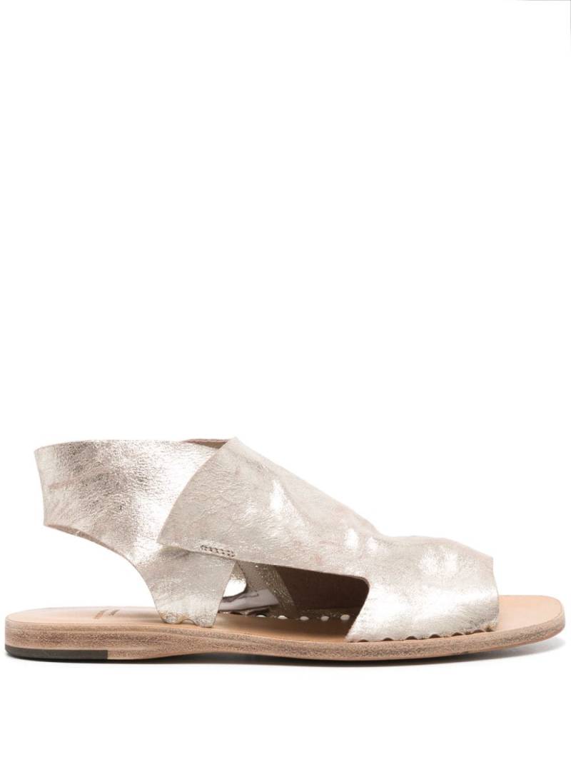 Officine Creative metallic leather sandals - Gold von Officine Creative