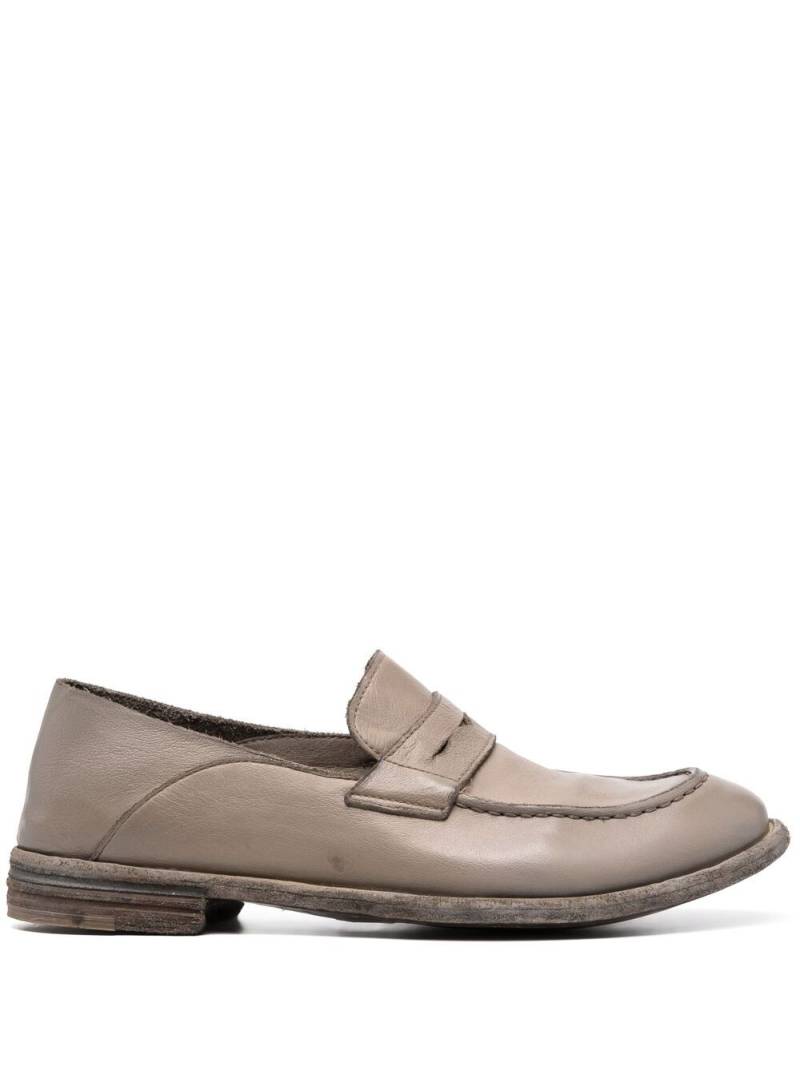 Officine Creative pebbled buffalo leather loafers - Neutrals von Officine Creative