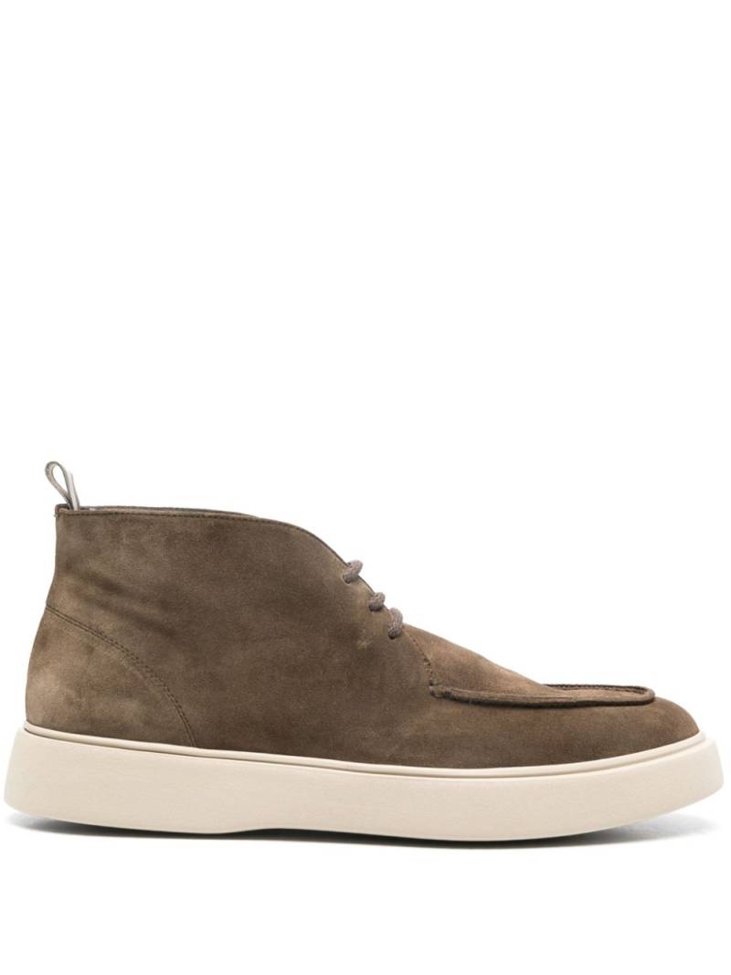 Officine Creative suede ankle boots - Brown von Officine Creative