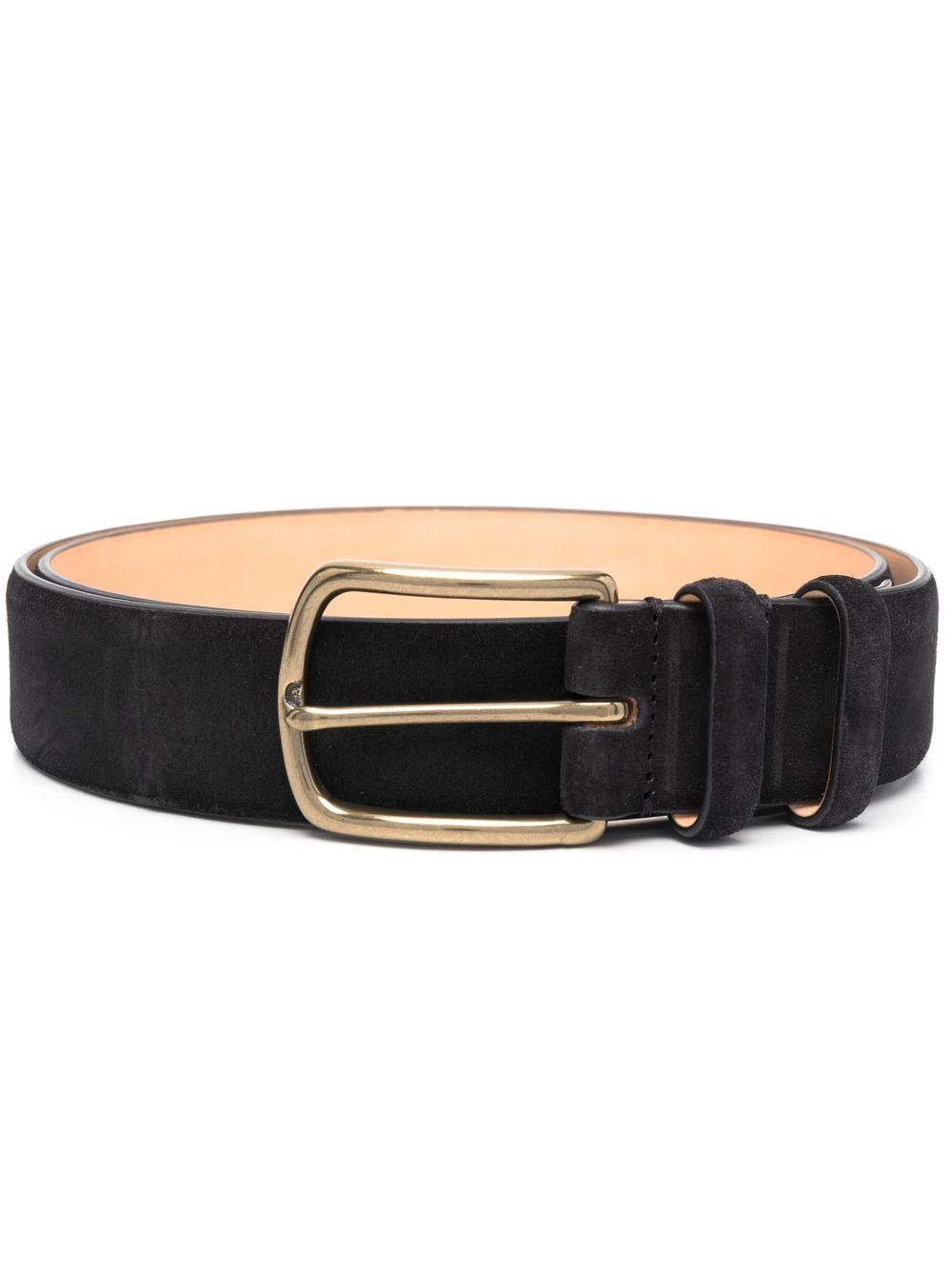 Officine Creative suede buckle belt - Black von Officine Creative