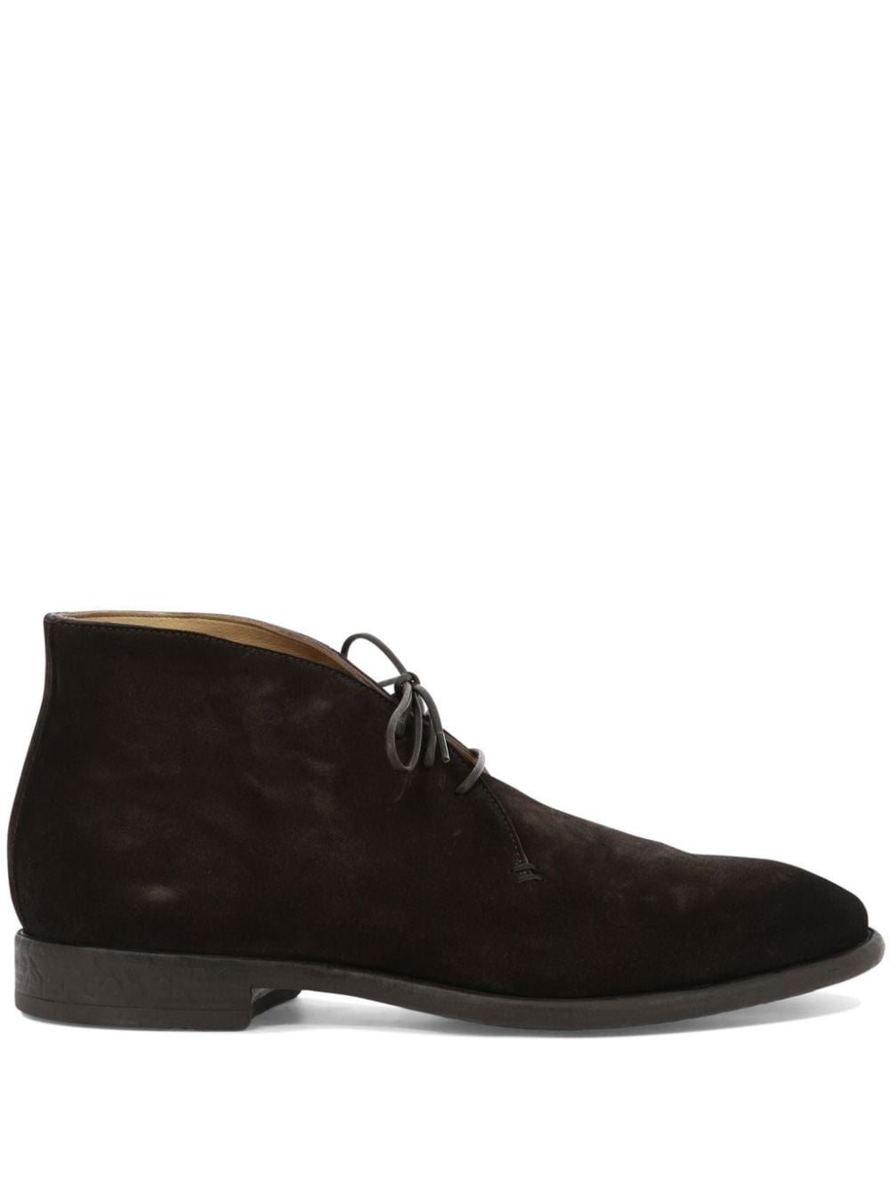 Officine Creative suede lace-up ankle boots - Brown von Officine Creative