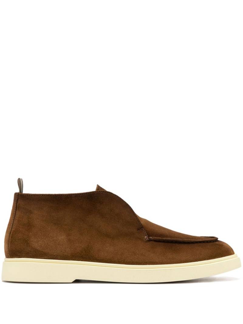 Officine Creative suede low-top sneakers - Brown von Officine Creative