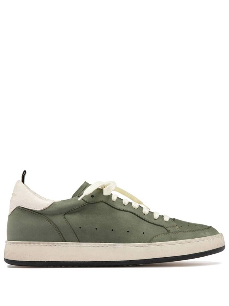 Officine Creative suede low-top sneakers - Green von Officine Creative