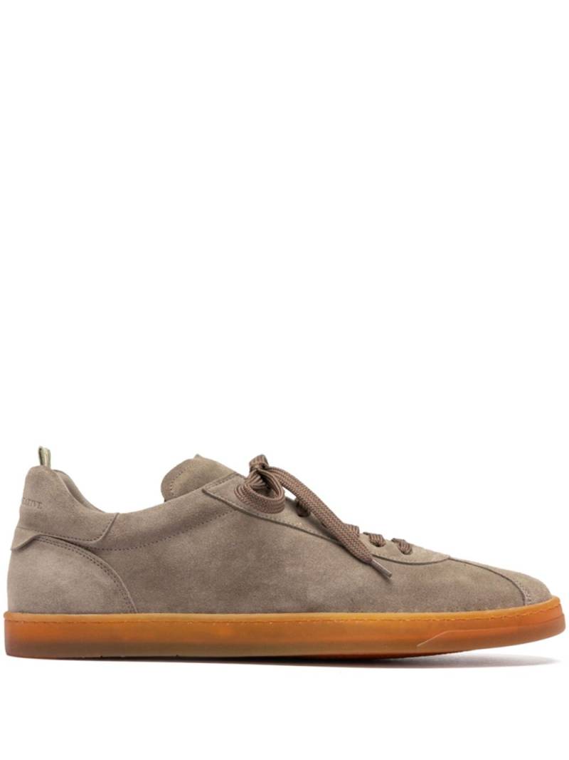 Officine Creative suede low-top sneakers - Grey von Officine Creative