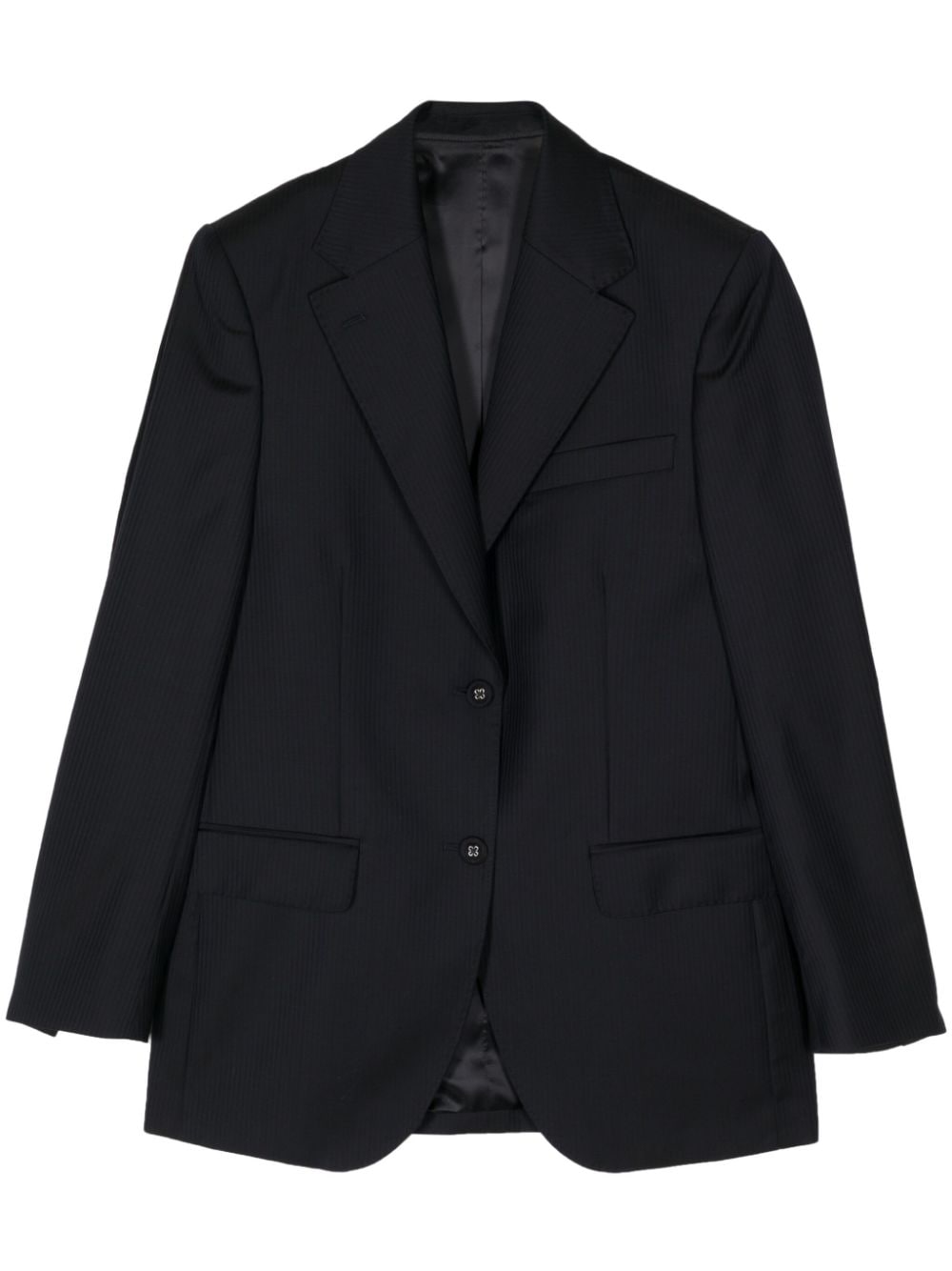 Officine Generale Giovanni single-breasted blazer - Blue von Officine Generale