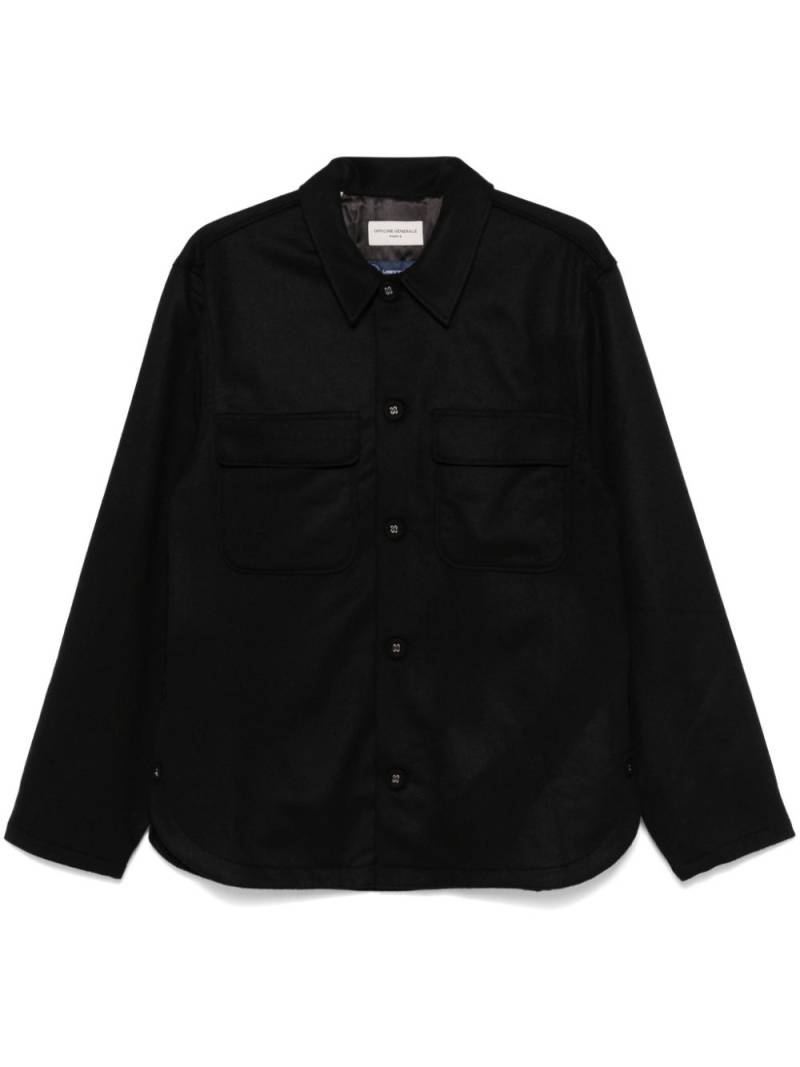 Officine Generale Haby overshirt - Black von Officine Generale