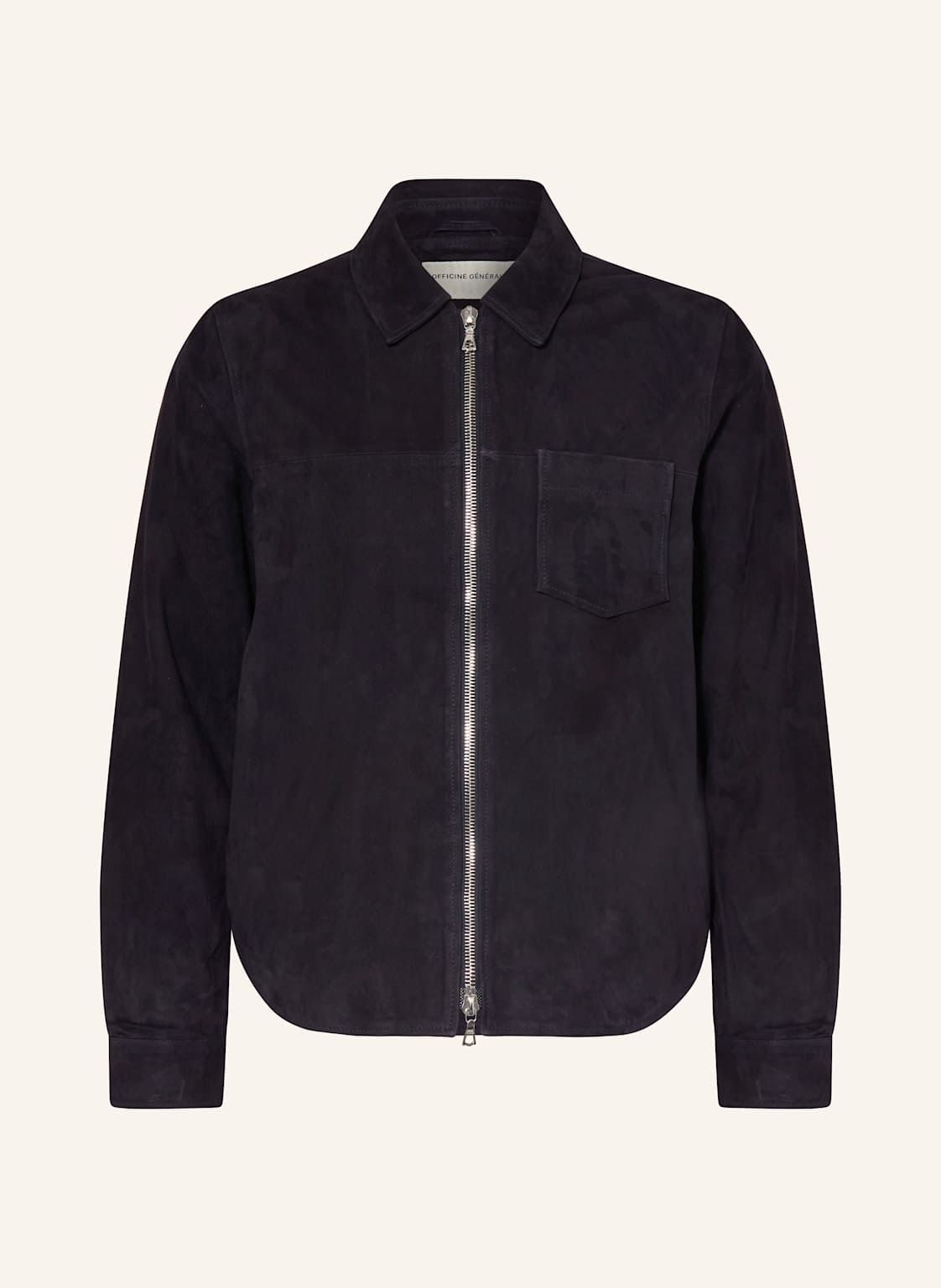 Officine Générale Lederjacke Sid blau Officine Générale Lederjacke Sid blau von Officine Générale