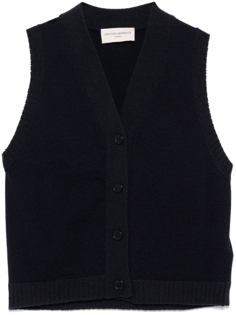 Officine Generale Marieta vest - Blue von Officine Generale