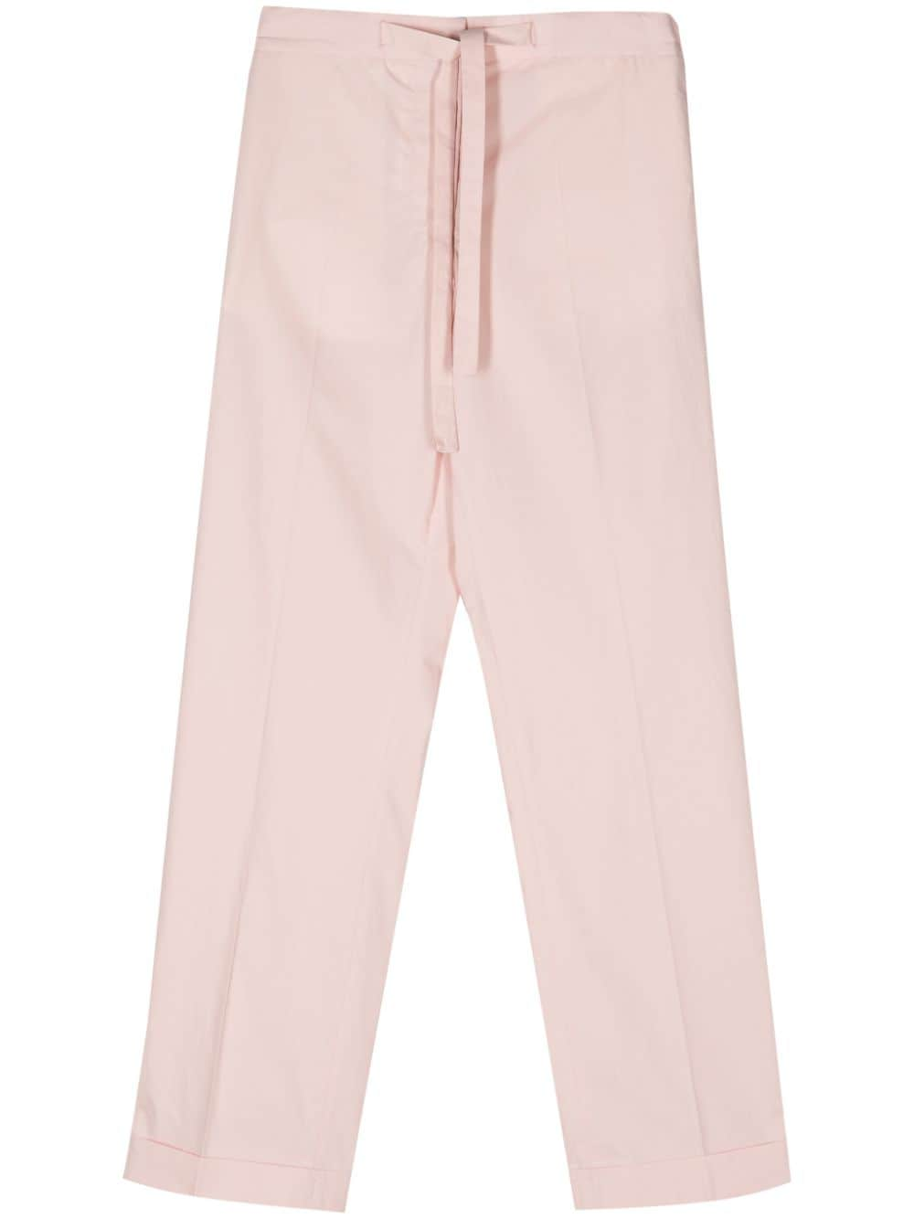 Officine Generale Miranda high-waist straight-leg trousers - Pink von Officine Generale