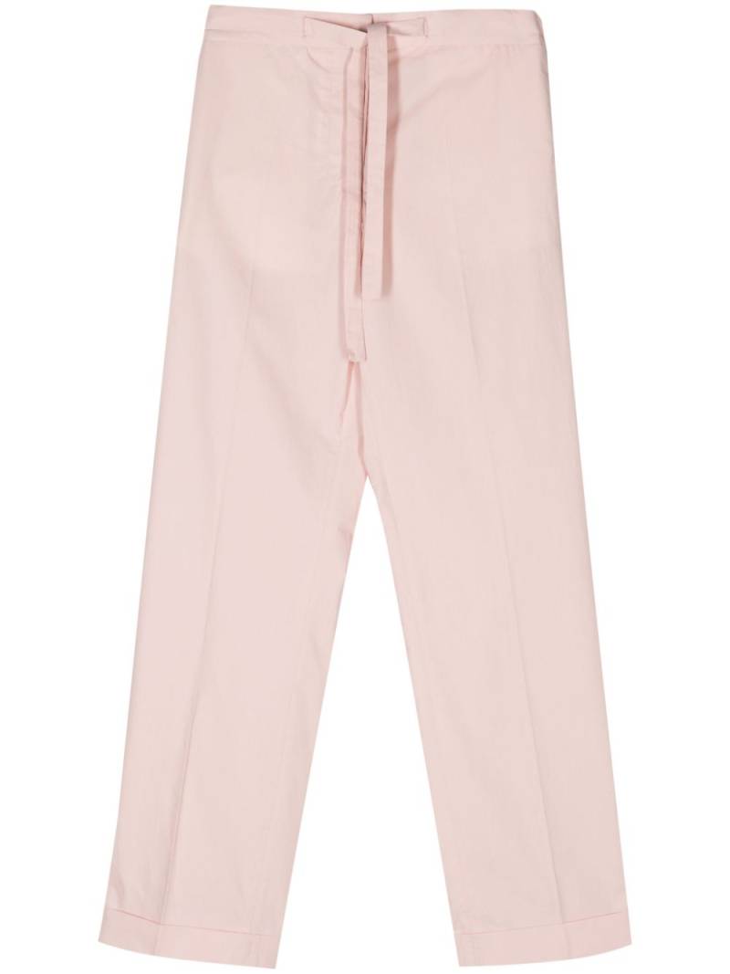 Officine Generale Miranda high-waist straight-leg trousers - Pink von Officine Generale