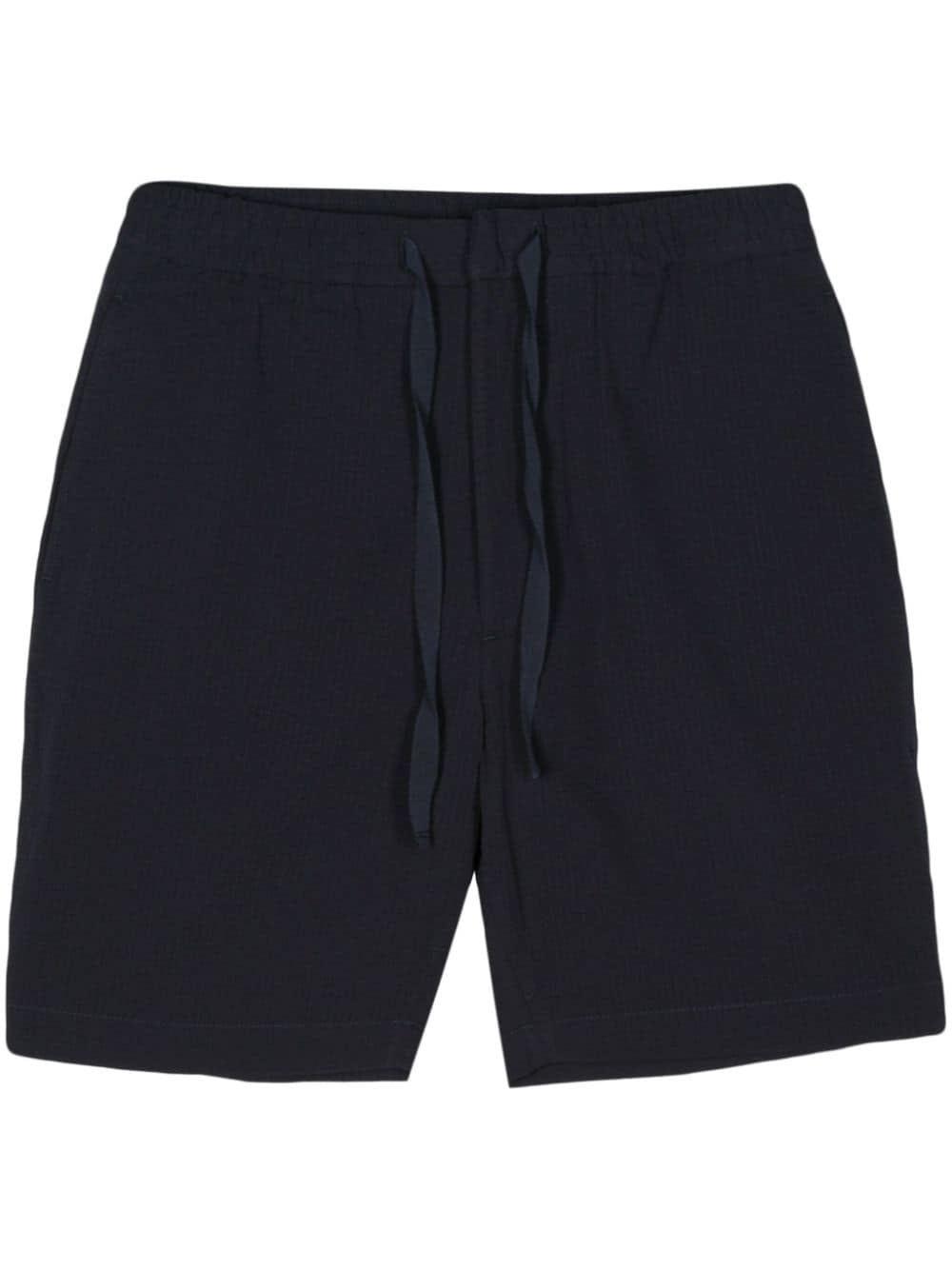 Officine Generale Phil seersucker shorts - Blue von Officine Generale