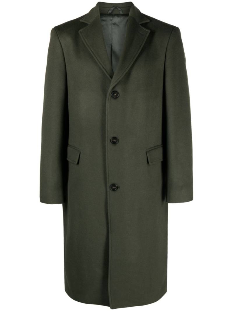 Officine Generale Sirius single-breasted coat - Green von Officine Generale