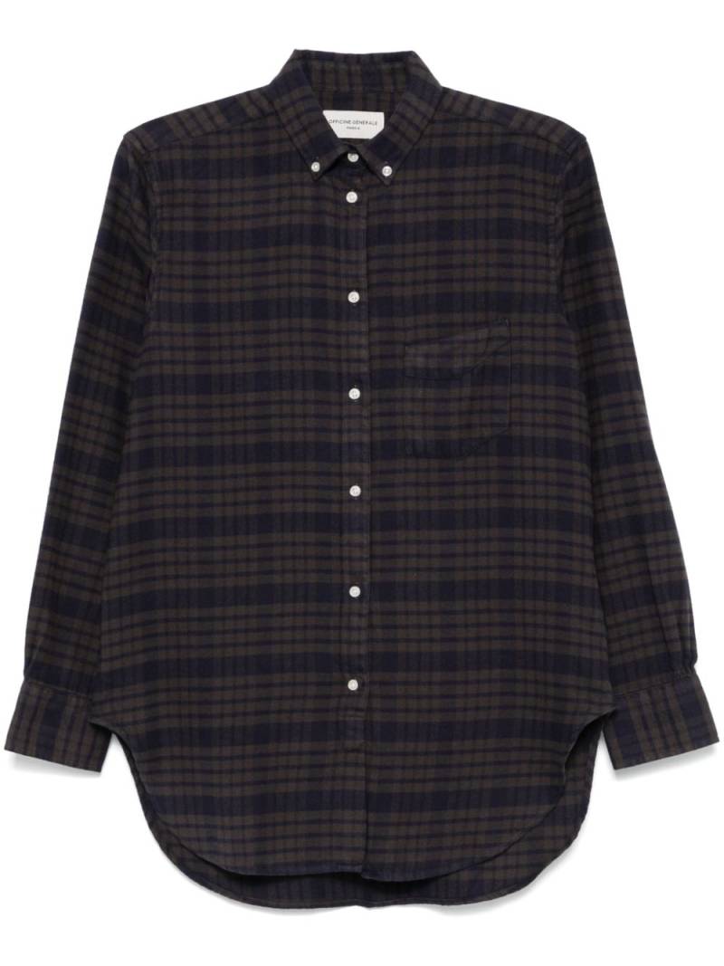 Officine Generale Vivienne shirt - Blue von Officine Generale