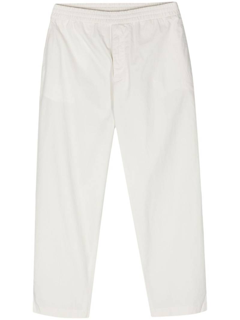 Officine Generale elasticated-waist tapered trousers - Neutrals von Officine Generale