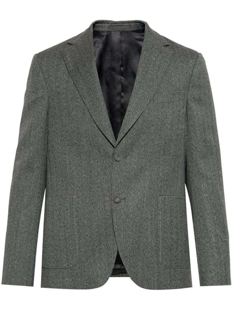 Officine Generale herringbone-pattern blazer - Grey von Officine Generale